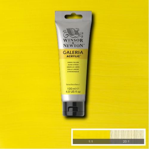 Winsor & Newton Galeria Akrilik Boya Lemon Yellow 120 Ml Winsor & Newton Galeria Akrilik Boya Lemon Yellow 120 Ml